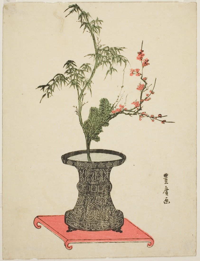 Three friends Ikebana