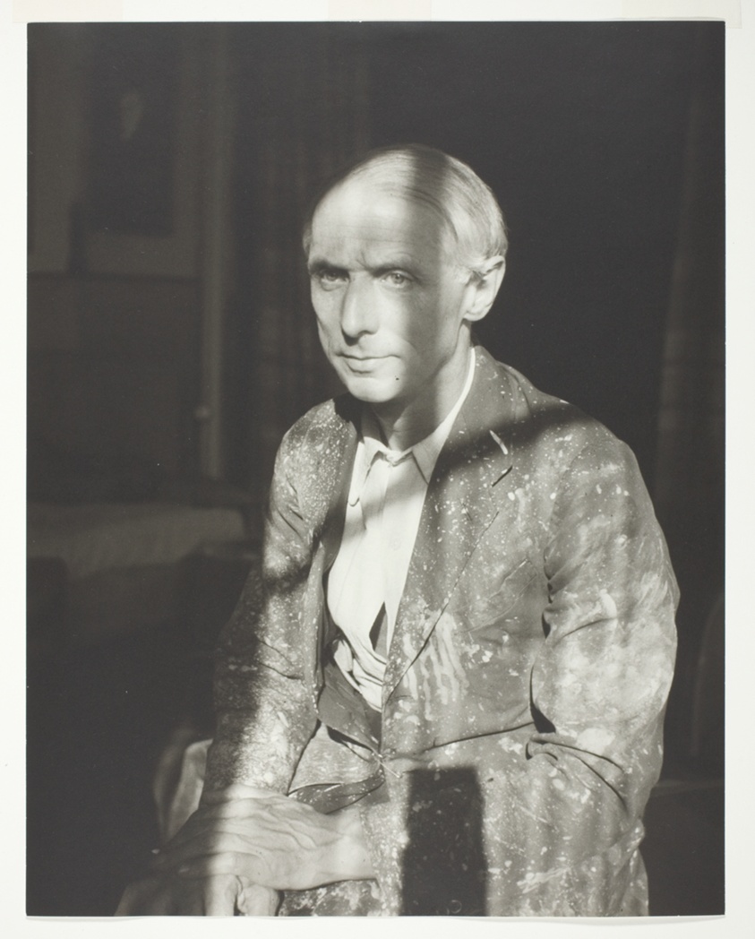 The painter Max Ernst, Paris