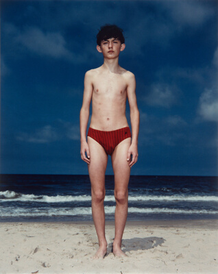 "Kolobrzeg, Poland, July 23, 1992," from Beach Portraits