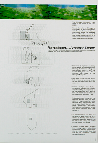 Remediation of the American Dream, 2004 Schiff Prize Winner, 10 Computer Prints