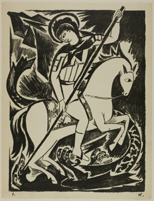 St. George (Bringer of Victories), from War: Mystical Images of War