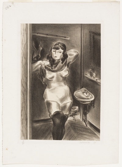 Girl Disrobing