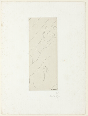 Three-Quarter View of a Woman's Torso