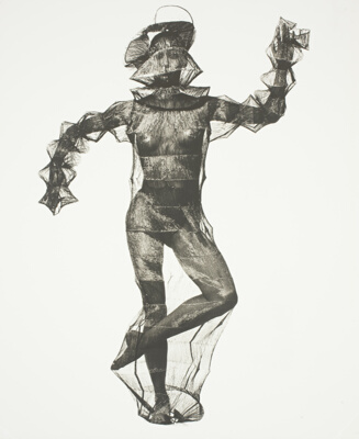 Young Woman in a Net (Miyake Design), New York