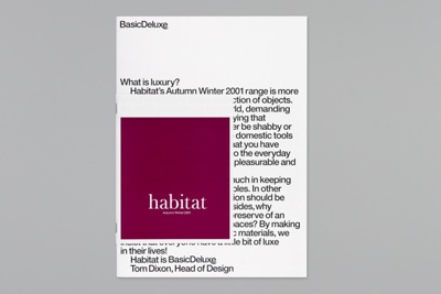 Habitat Catalogue:  Autumn/Winter 2001