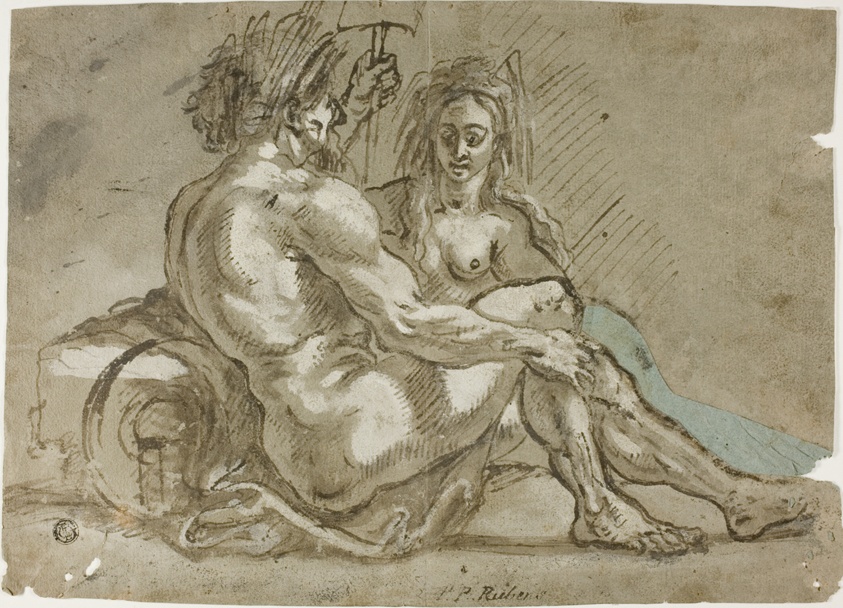 River God and a Nymph