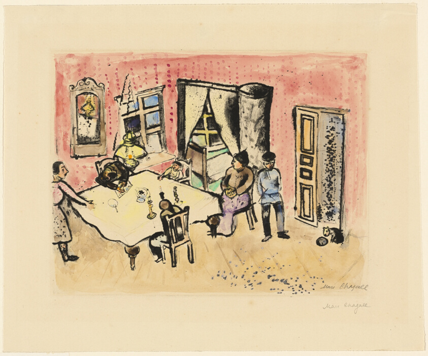 Dining Room, plate ten from Mein Leben