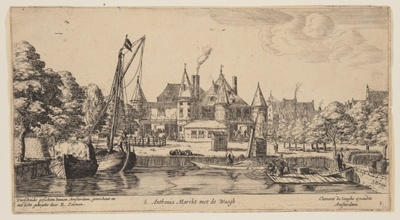 S. Anthonis Marckt met de Waegh, from Views of Amsterdam