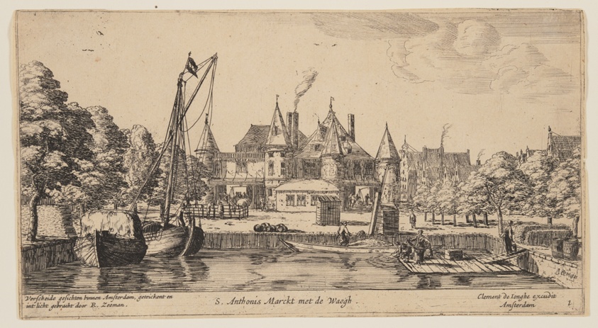 S. Anthonis Marckt met de Waegh, from Views of Amsterdam
