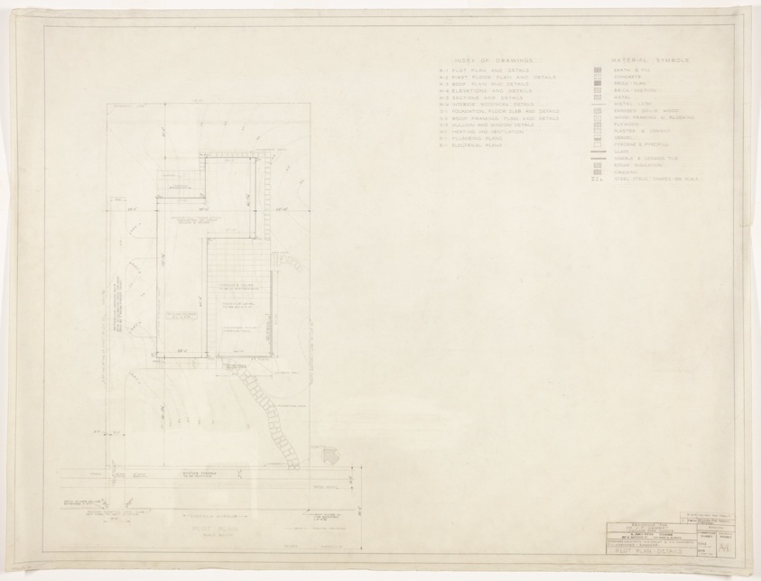 Dr. and Mrs. Joel F. Sammet House, Highland Park, Plan