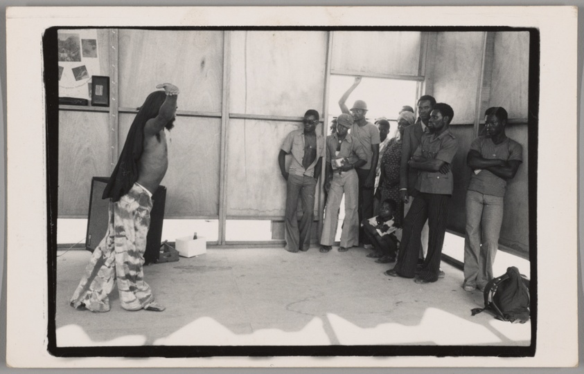 Sun Ra Arkestra Dancer Engages Rehearsal Onlookers
