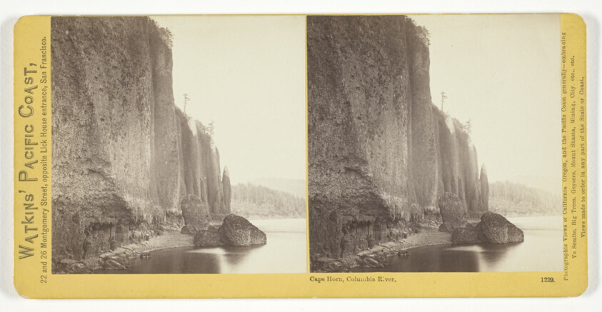 Cape Horn, Columbia River, No. 1229 from the series "Watkins' Pacific Coast"