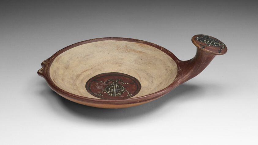 Miniature Tray Depicting a Frog
