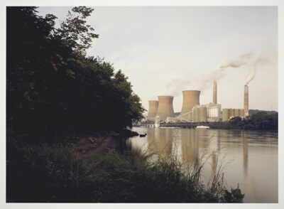 Bruce Mansfield Power Plant, Ohio River, Pennsylvania, from the series "Power Places"