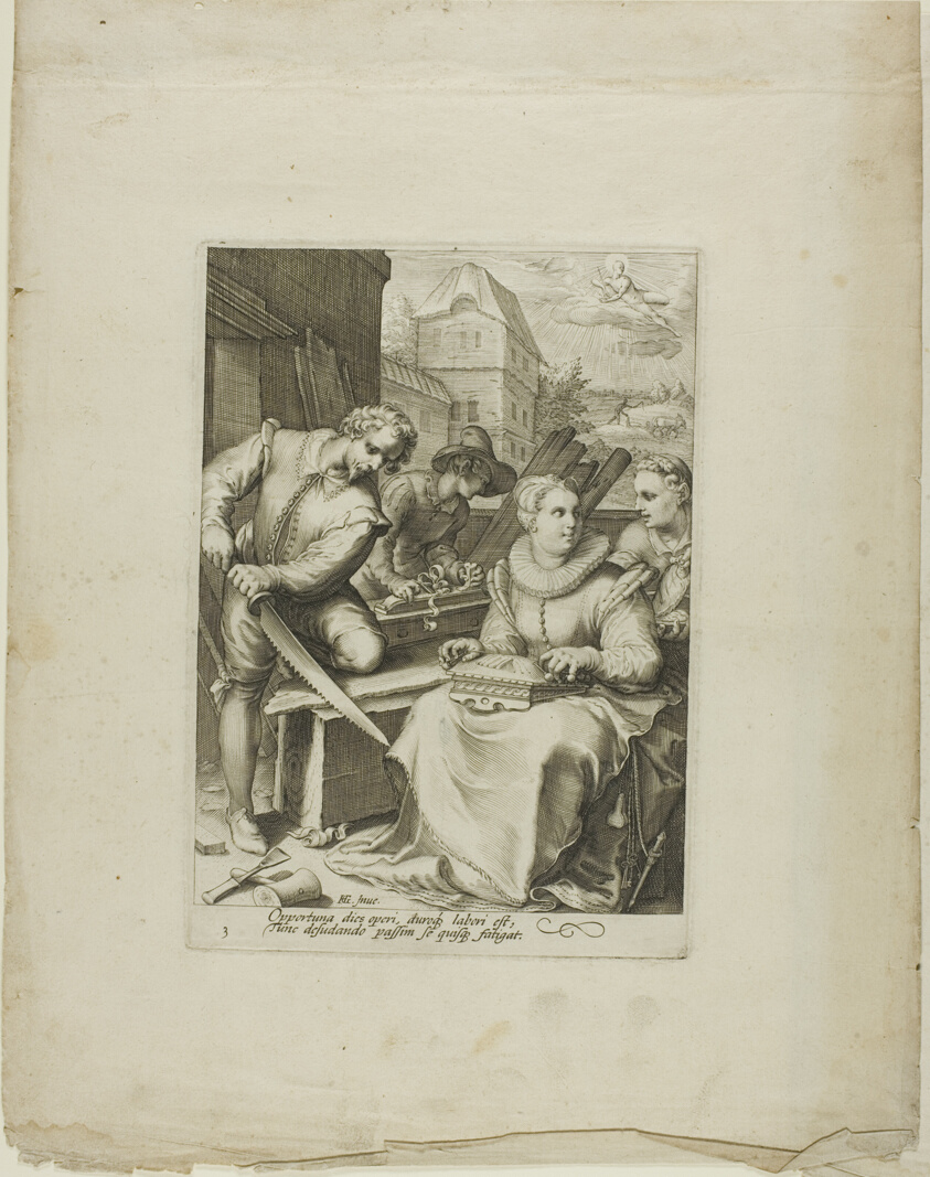 Midday, plate three from Four Times of Day