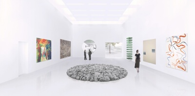 Kukje Art Center Interior Rendering