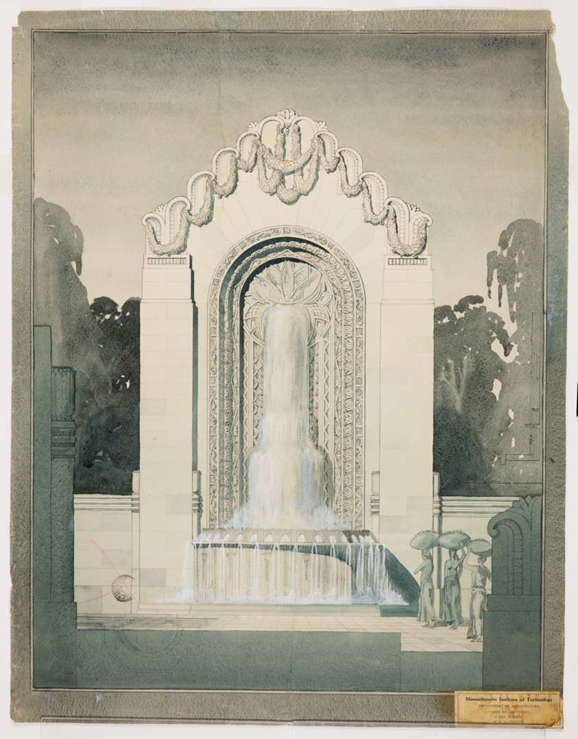 Student Project, Wall Fountain, Perspective