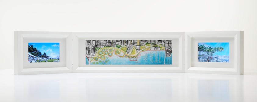 Open Shore, Competition Entry, Waterfront Masterplan Triptych