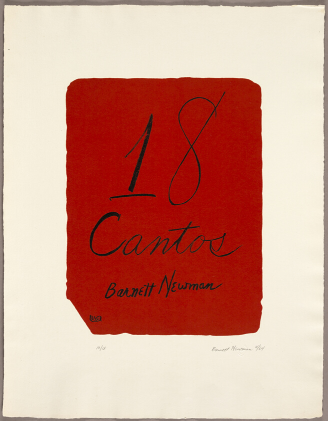 Title Page, from 18 Cantos