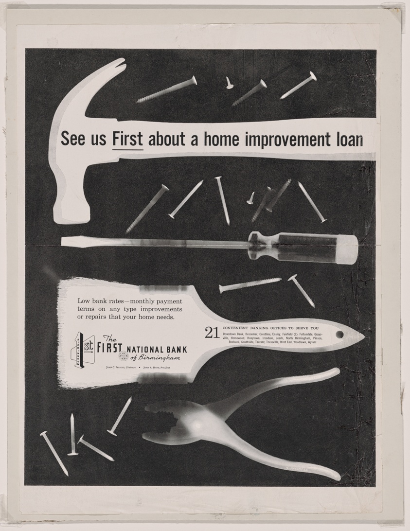 Advertisement for the First National Bank of Birmingham
