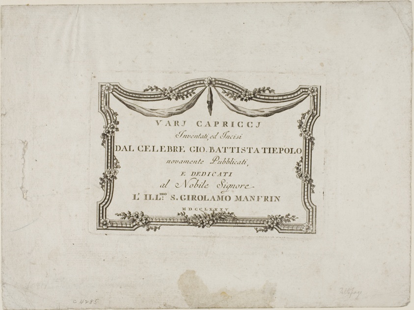 Frontispiece from Capricci