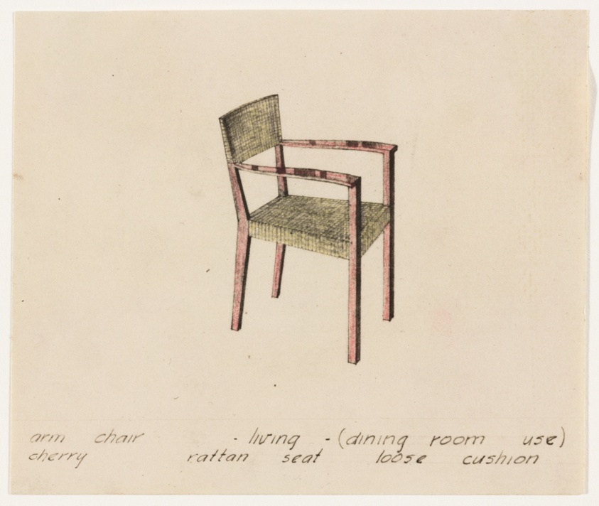 Isometric Furniture Design Studies, Arm Chair