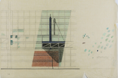 Greyhound Chicago Bus Terminal, Chicago, Illinois, Elevation Study