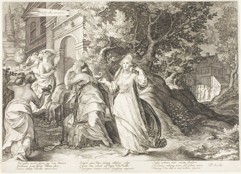 Plate Five, from Five Wise and Five Foolish Virgins