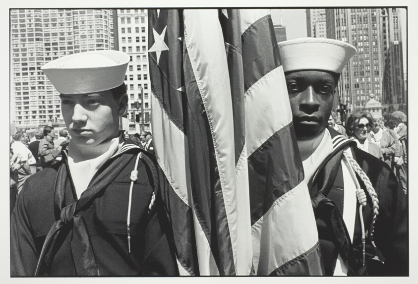 Two Sailors in Parade
