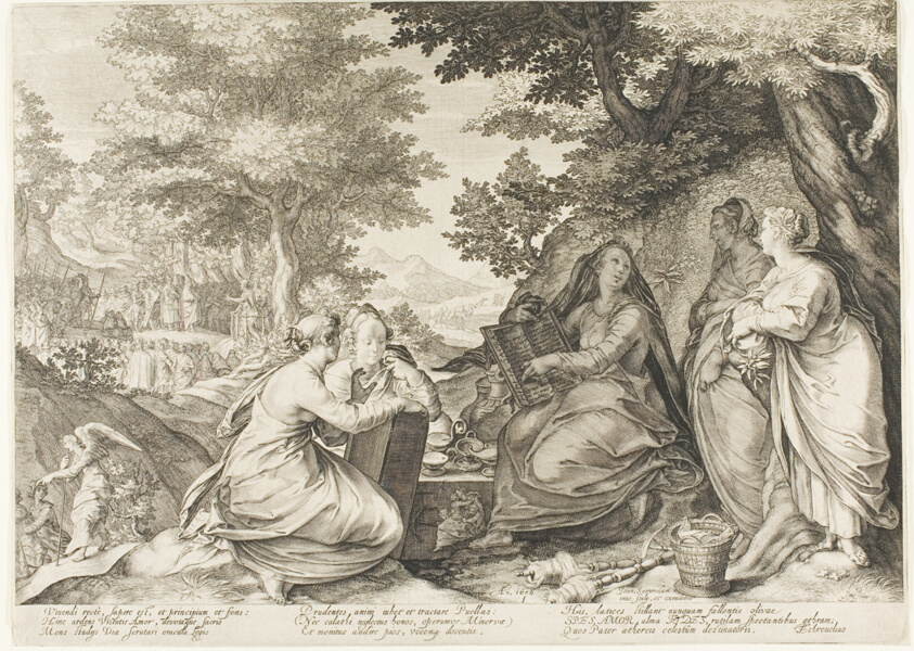 Plate One, from Five Wise and Five Foolish Virgins