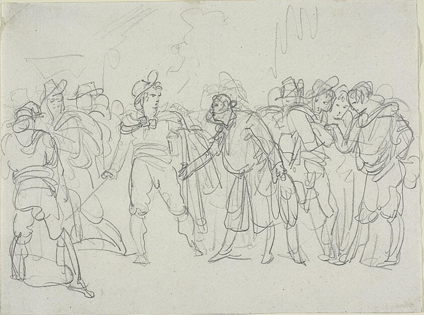 Study for Meo Patacca