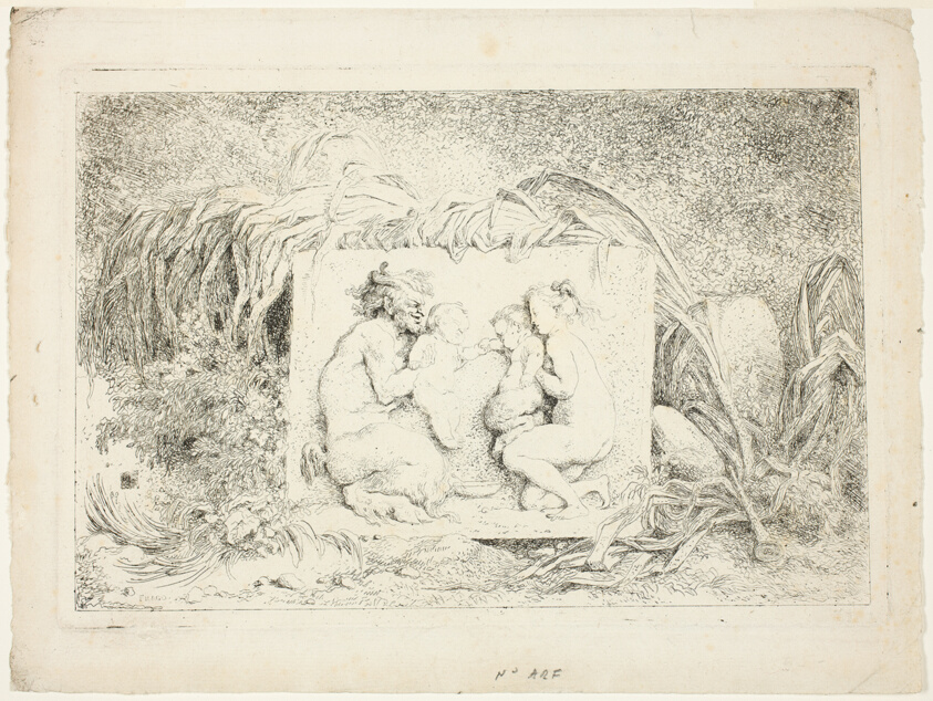 Satyrs Dancing, from Bacchanales, or Satyrs' Games