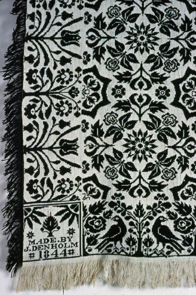Coverlet (Tulips and Birds)