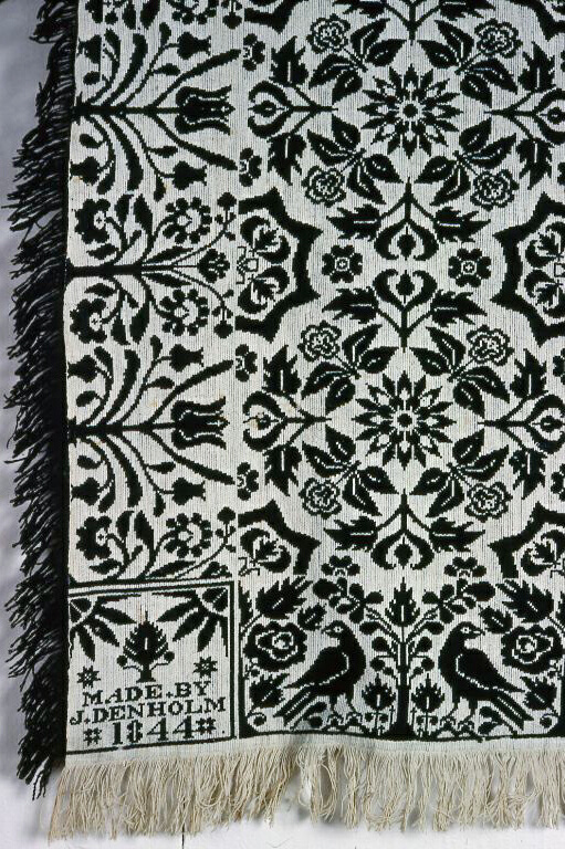 Coverlet (Tulips and Birds)