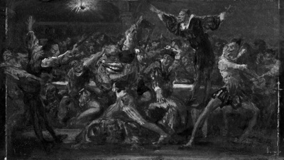 The Carousal (Scene from Faust?)