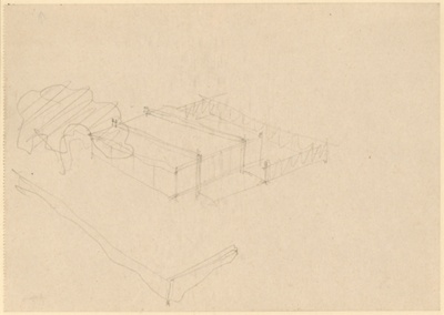 Variation on the 50 x 50 House, Aerial Perspective