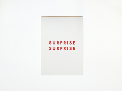 Surprise, Surprise Invitation