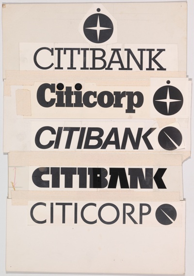 Designs for Citibank/Citicorp Logos
