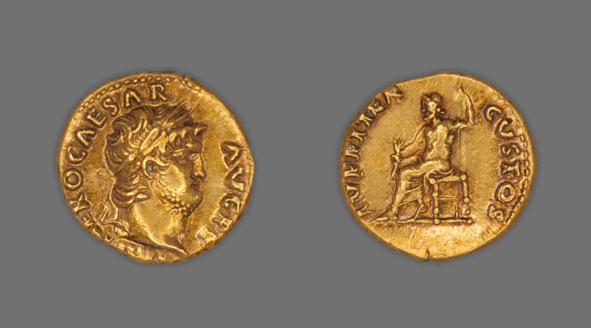 Aureus (Coin) Portraying Emperor Nero