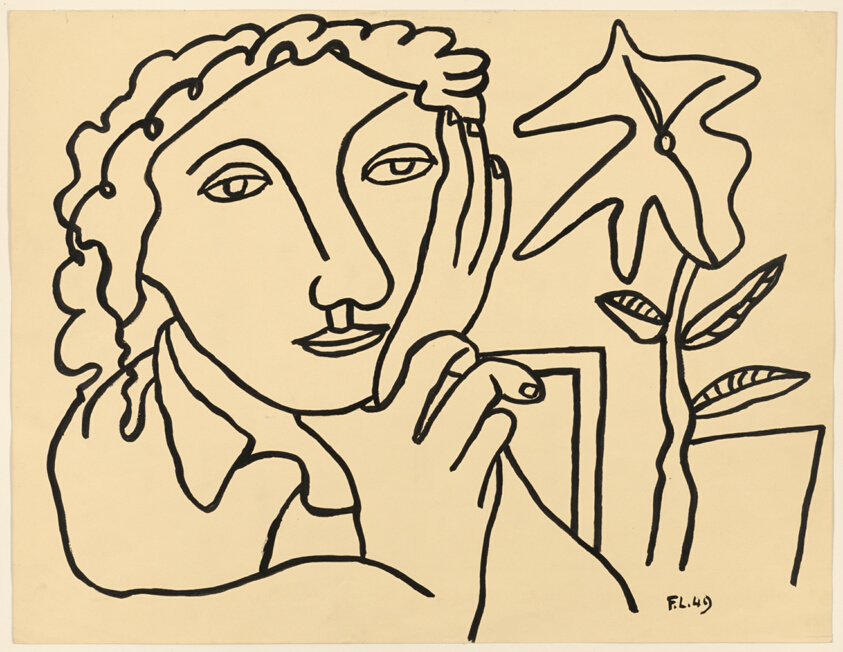 Face and Flower