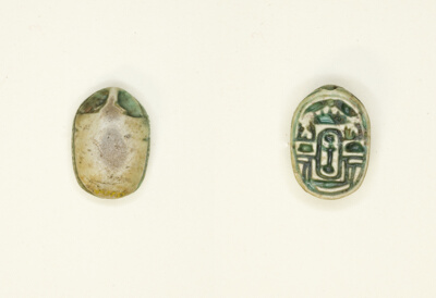 Scarab: Nefera with Hieroglyphs (kA-signs, xaw)