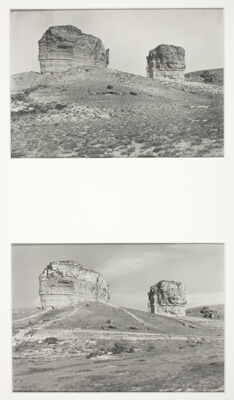 Teapot Rock and Sugarbowl, Green River, Wyoming