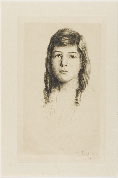 Portrait of Mrs. Mayer as a Young Girl