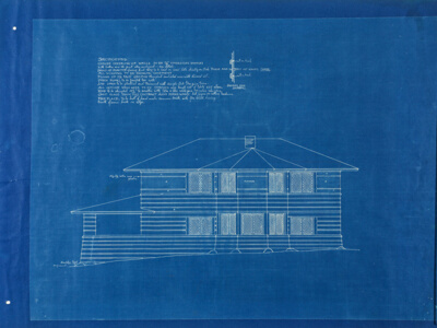 Henry Wallis Summer Cottage, Lake Delavan, Wisconsin, Elevation