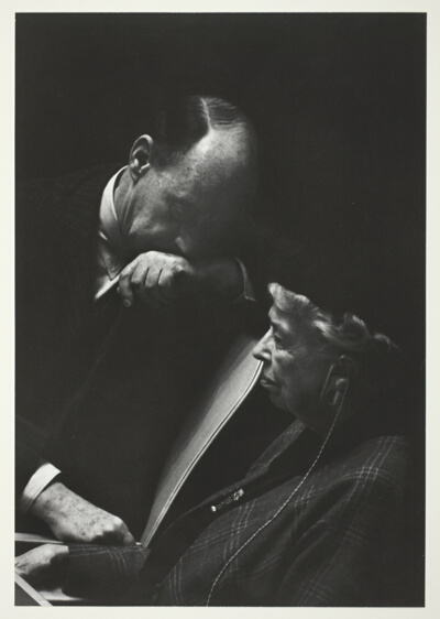 U.N. Session: Mrs. Eleanor Roosevelt and Adlai Stevenson