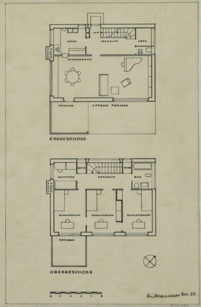 Dr. Blumenthal House, Berlin, Germany, Floor Plans