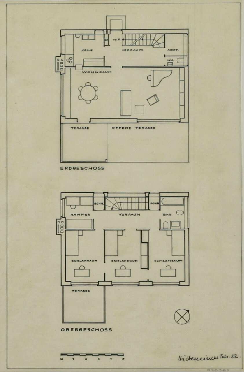 Dr. Blumenthal House, Berlin, Germany, Floor Plans