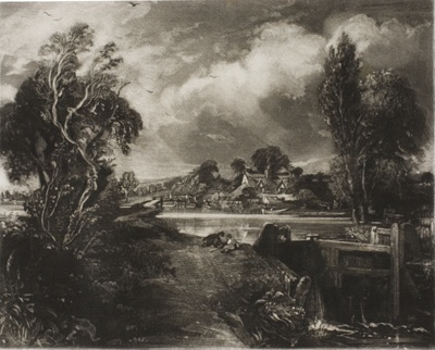 A Lock on the Stour, Suffolk