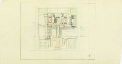 Art Institute of Chicago Competition, Plan Study