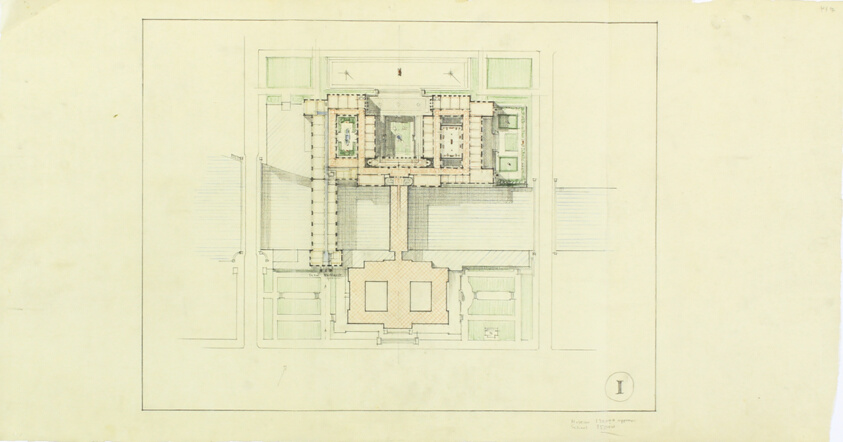 Art Institute of Chicago Competition, Plan Study